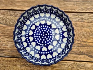 Schale / Auflaufform, 600 ml, Ø 16 cm, Höhe 4 cm, Ich dich auch - BSN J-3487^Bunzlauer Keramik New