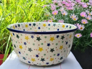 Schale, Ø27 cm,13 cm, 5000 ml, Sterne^Bunzlauer Keramik Clearance