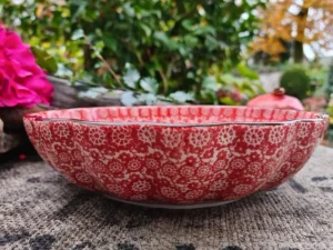 Schale, Ø24 cm,6 cm, Dekor 2691V^Bunzlauer Keramik Fashion