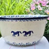 Schale, Ø27 cm,13 cm, Horse^Bunzlauer Keramik Online
