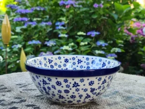 Schale, Ø14 cm,↑6 cm, V 0,55l, Tradition 12 BSN 1956^Bunzlauer Keramik Hot