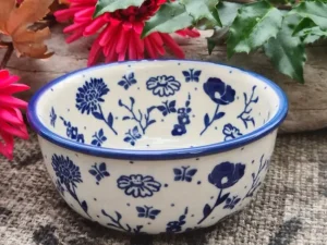 Schale, Ø13 cm,5,5cm, Vol.350ml, Flower Festival^Bunzlauer Keramik Discount
