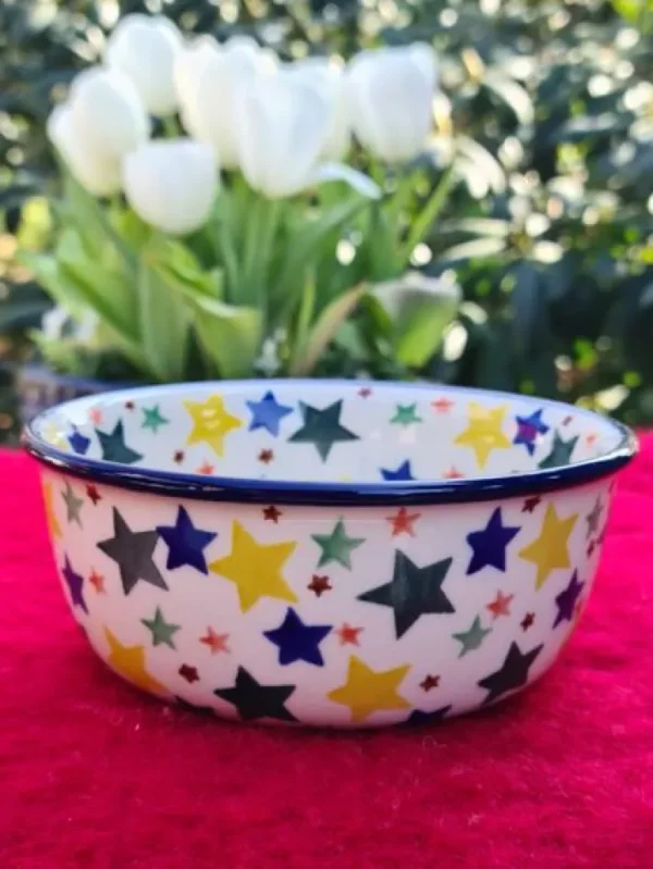 Schale, Ø13 cm,5,5cm, Vol.350ml, Sterne^Bunzlauer Keramik Fashion