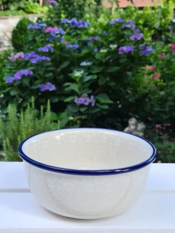 Schale, Ø13 cm,5,5cm, Vol.350ml, White Lace^Bunzlauer Keramik Best