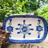 Schale / Platte, 26 x 16 x 3 cm, Tradition 9 - polonaise poterie - BSN 1022^Bunzlauer Keramik Hot