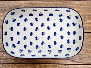 Schale / Platte, 26 x 16 x 3 cm, 900 ml, Tradition 22 - polonaise poterie - BSN 6873^Bunzlauer Keramik New