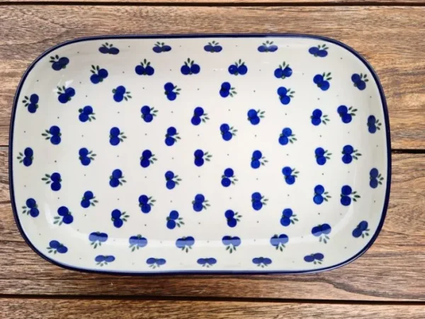 Schale / Platte, 26 x 16 x 3 cm, 900 ml, Tradition 22 - polonaise poterie - BSN 6873^Bunzlauer Keramik New
