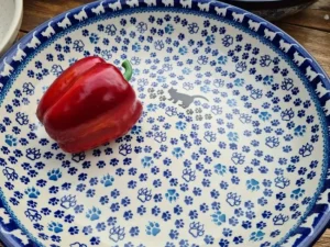 Schale / Salatschale, Ø 32,5 cm, 3500 ml, Höhe 7 cm, Katze, BSN A-0887^Bunzlauer Keramik Hot