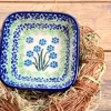 Schale, 9,5 x 9,5 cm,4,5 cm, Forget me not, BSN J-4595^Bunzlauer Keramik Hot