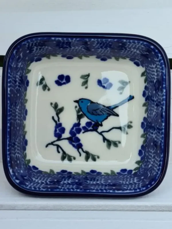 Schale, 9,5 x 9,5 cm,4,5 cm, Vogel Ivy^Bunzlauer Keramik Discount