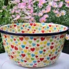 Schale, 27 x 13 cm, Unikat Einzelstück, Dekor Liebe^Bunzlauer Keramik Fashion