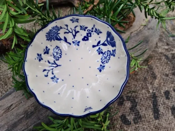 Schale gewellter Rand, Ø 11cm, 3cm, Flower Festival^Bunzlauer Keramik Fashion