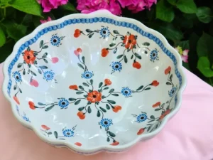 Schale mit gewelltem Rand, Ø 27,5 cm, Höhe 7,5 cm, Tradition 53, BSN 7919^Bunzlauer Keramik Sale