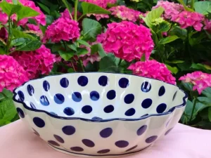 Schale mit gewelltem Rand, Ø 27,5 cm, Höhe 7,5 cm, Tradition 28, BSN 7914^Bunzlauer Keramik Sale