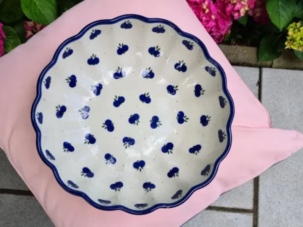 Schale mit gewelltem Rand, Ø 27,5 cm, Höhe 7,5 cm, Tradition 22, BSN 7920^Bunzlauer Keramik Clearance