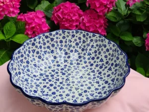 Schale mit gewelltem Rand, Ø 27,5 cm, Höhe 7,5 cm, Tradition 12, BSN 7922^Bunzlauer Keramik Sale