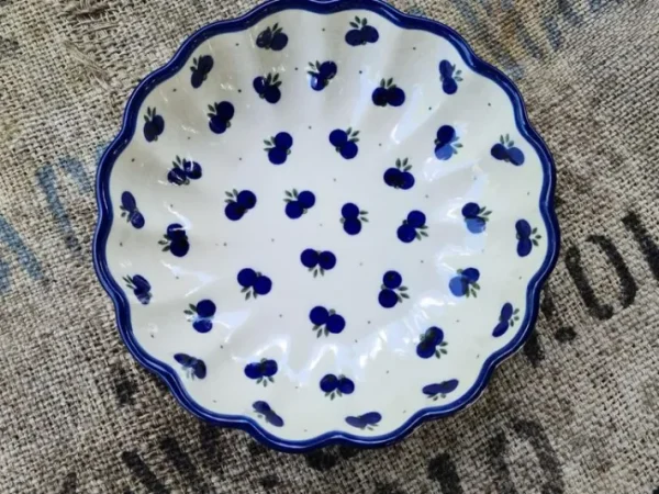 Schale mit gewelltem Rand, Ø 24 cm, Höhe 6 cm, Tradition 22, BSN 5615^Bunzlauer Keramik Discount