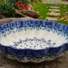 Schale mit gewelltem Rand, Ø 24 cm, Höhe 6 cm, Fleur Delicate, BSN J-4827^Bunzlauer Keramik Discount