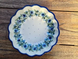 Schale mit gewelltem Rand, 900 ml, Ø 20 cm, Höhe 5 cm, Tradition 7, BSN 5595^Bunzlauer Keramik Online
