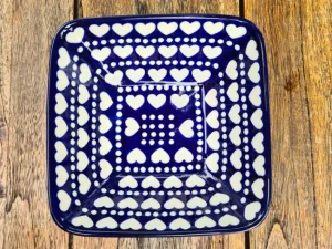 Schale, 16x16 cm,5,5 cm, Vol.650 ml, Ich Dich auch^Bunzlauer Keramik Clearance