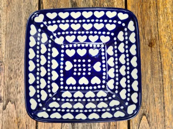Schale, 16x16 cm,5,5 cm, Vol.650 ml, Ich Dich auch^Bunzlauer Keramik Clearance
