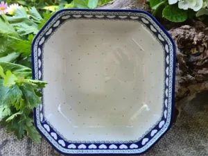 Schale, 23x23 cm,9 cm, White Valentine, BSN R-175^Bunzlauer Keramik Clearance