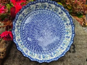 Schale/Tarteform, Ø 28 cm, 6 cm hoch, Floral Party^Bunzlauer Keramik Fashion