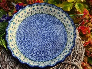 Schale/Tarteform, Ø 28 cm, 6 cm hoch, Spring Hill^Bunzlauer Keramik Online