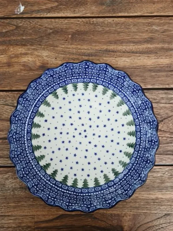 Schale/Tartform, 1400 ml,  Ø 25 cm,5 cm, Unikat 57, BSN 0566^Bunzlauer Keramik Sale