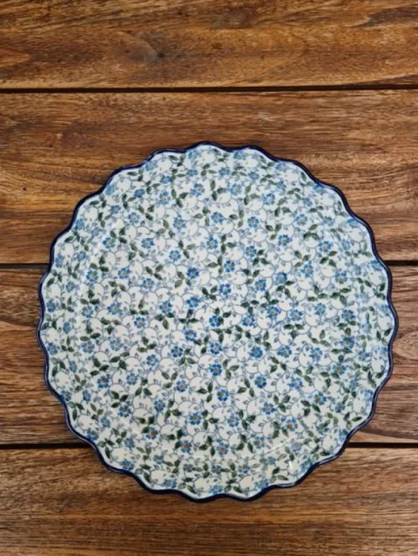 Schale/Tartform, 1400 ml, Ø 25 cm, Summer Wind^Bunzlauer Keramik New