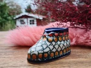 Schuh, Unikat 1, 9,5 x 4,5 x 5 cm - BSN 15205^Bunzlauer Keramik Outlet