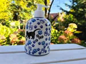 Seifenspender, 400 ml, Katze,  BSN A-0095^Bunzlauer Keramik Online