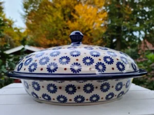 Servierschale / Käseglocke m. Deckel, 1700 ml, Trad.39, BSN s-505^Bunzlauer Keramik Online