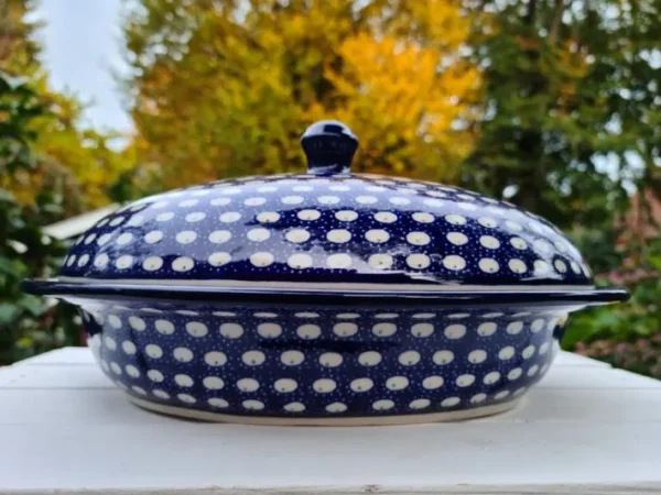 Servierschale / Käseglocke m. Deckel, 1700 ml, Trad. 4, BSN 15152^Bunzlauer Keramik Outlet