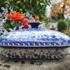 Servierschale, 26x20, 12 cm, Floral Party^Bunzlauer Keramik New