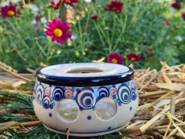 Stövchen für Bratapfel & Teekanne (400-900 ml), Tradition 35^Bunzlauer Keramik Online