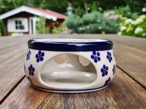 Stövchen für Bratapfel & Teekanne, (400 bis 900 ml), Tradition 3, BSN 1129^Bunzlauer Keramik Online