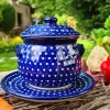 Suppentasse, 3-teilig, 400 ml, Unikat 22, BSN m-335^Bunzlauer Keramik Sale