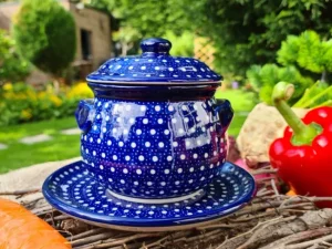 Suppentasse, 3-teilig, 400 ml, Unikat 22, BSN m-335^Bunzlauer Keramik Sale