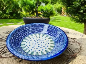 Suppenteller, Ø 21,5 cm, Unikat 57, BSN 10744^Bunzlauer Keramik Online