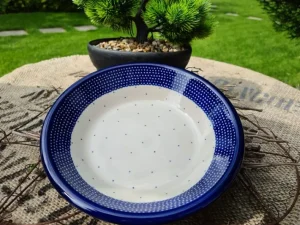 Suppenteller, Ø 21,5 cm, Unikat 18- BSN 10307^Bunzlauer Keramik Hot
