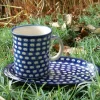 Tablett / Unterteller ohne Becher, 21,5 x 13 cm, Tradition 4, BSN m-618^Bunzlauer Keramik Outlet
