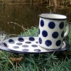 Tablett / Unterteller ohne Becher, 21,5 x 13 cm, Tradition 28, BSN m-610^Bunzlauer Keramik Sale