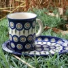 Tablett / Unterteller ohne Becher, 21,5 x 13 cm, Tradition 10, BSN m-624^Bunzlauer Keramik Sale