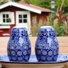 Tablett mit Salzstreuer und Pfefferstreuer, Lace^Bunzlauer Keramik Fashion