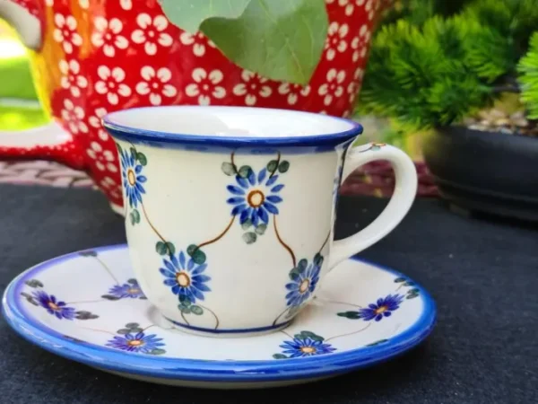 Tasse mit Untertasse, 150 ml, Tradition 8 - BSN 0922^Bunzlauer Keramik Discount