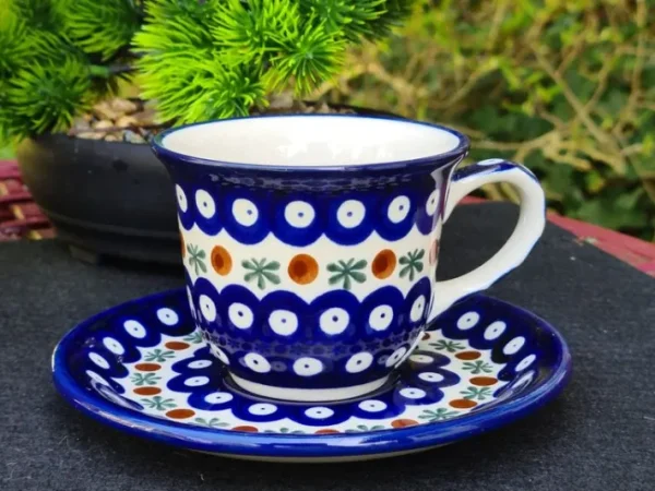 Tasse mit Untertasse, 150 ml, Tradition 6, BSN 1303^Bunzlauer Keramik Sale