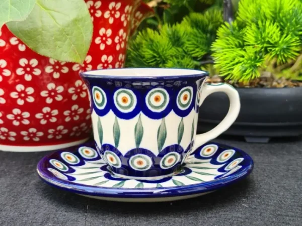 Tasse mit Untertasse, 150 ml, Tradition 10- BSN 2249^Bunzlauer Keramik Hot