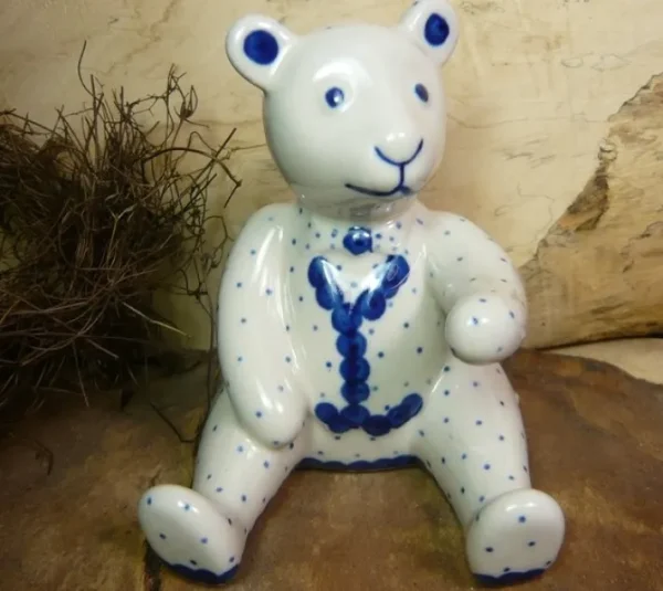 Teddybär, 11,5 cm hoch, Tradition 26, BSN 8079^Bunzlauer Keramik Fashion