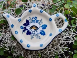 Teebeutelablage, 12x8 cm, Lady^Bunzlauer Keramik Hot